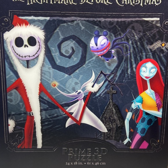⚓️Disney The Nightmare Before Christmas Tim Burton’s 3D Puzzle - Picture 2 of 7